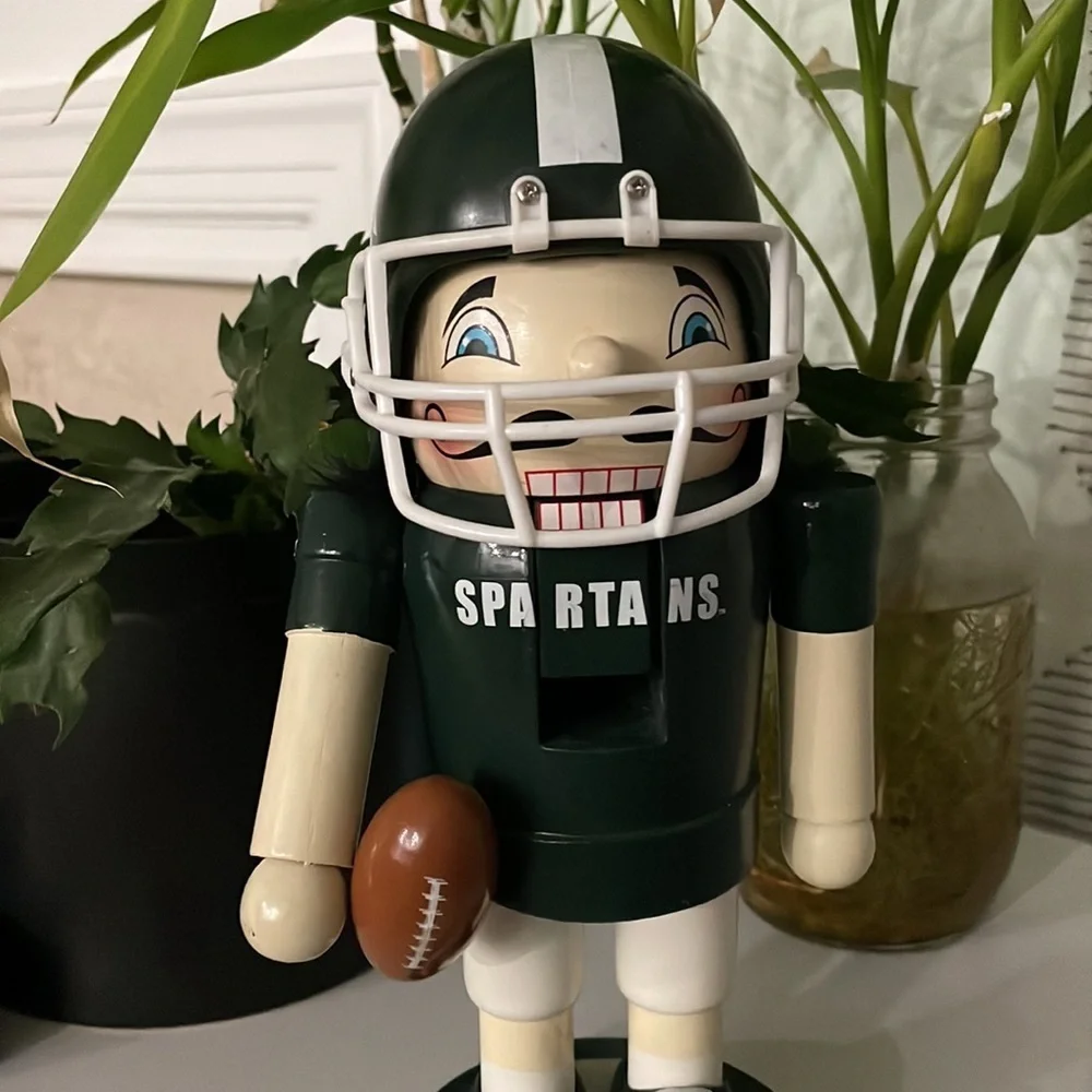 Michigan State Spartans Football Novelty Nutcracker